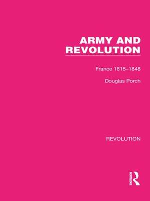 cover image of Army and Revolution